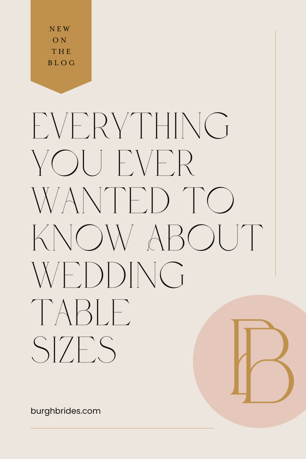 Wedding Table Sizes All You Need To Know Burgh Brides