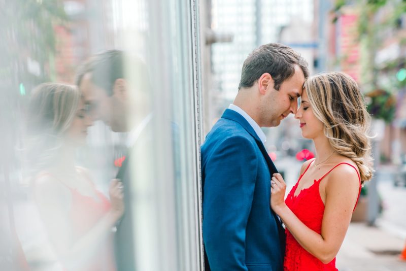 Killer Downtown Pittsburgh Engagement Session. For more engagement photo ideas, visit burghbrides.com!