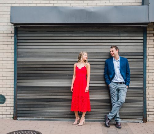 Killer Downtown Pittsburgh Engagement Session. For more engagement photo ideas, visit burghbrides.com!