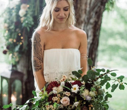 Botanical Inspired Tented Wedding. For more wedding ideas, visit burghbrides.com!