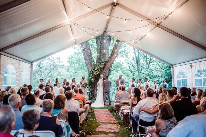 Botanical Inspired Tented Wedding. For more wedding ideas, visit burghbrides.com!