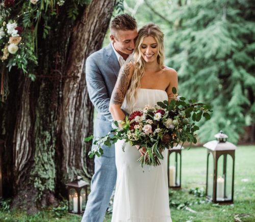 Botanical Inspired Tented Wedding. For more wedding ideas, visit burghbrides.com!