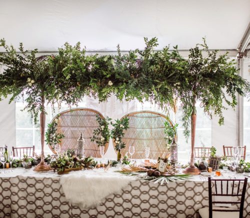 Botanical Inspired Tented Wedding. For more wedding ideas, visit burghbrides.com!
