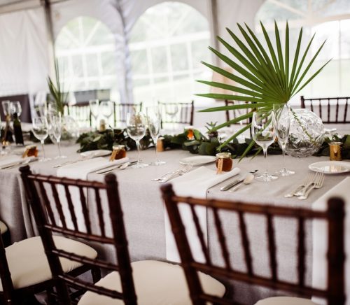 Botanical Inspired Tented Wedding. For more wedding ideas, visit burghbrides.com!