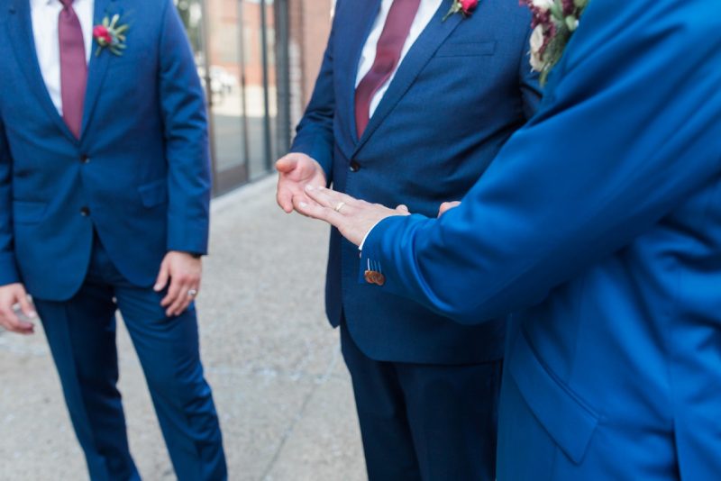 Navy, Burgundy, & Gold Pittsburgh Wedding at SLATE. For more wedding inspiration, visit burghbrides.com!