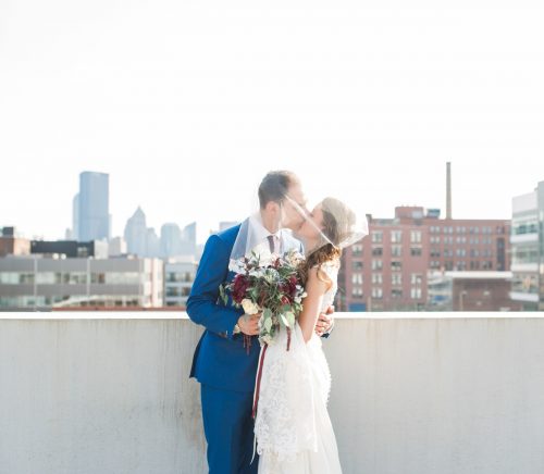 Navy, Burgundy, & Gold Pittsburgh Wedding at SLATE. For more wedding inspiration, visit burghbrides.com!