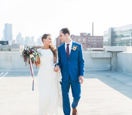 Navy, Burgundy, & Gold Pittsburgh Wedding at SLATE. For more wedding inspiration, visit burghbrides.com!