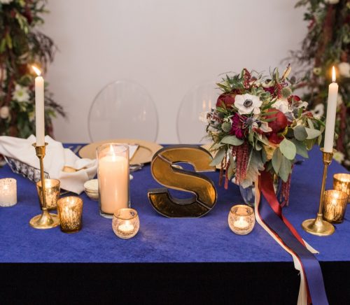 Navy, Burgundy, & Gold Pittsburgh Wedding at SLATE. For more wedding inspiration, visit burghbrides.com!