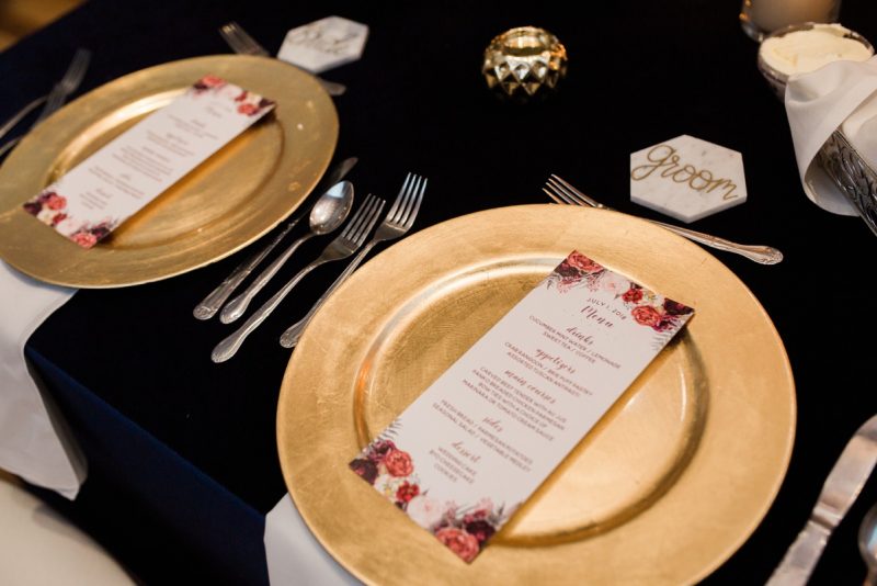 Navy, Burgundy, & Gold Pittsburgh Wedding at SLATE. For more wedding inspiration, visit burghbrides.com!