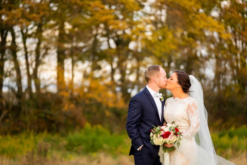 Romantic & Rustic Fall Wedding at The White Barn. For more rustic wedding ideas, visit burghbrides.com!