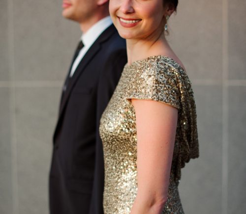 Fancy Downtown Pittsburgh Engagement Session. For more engagement photo ideas, visit burghbrides.com!