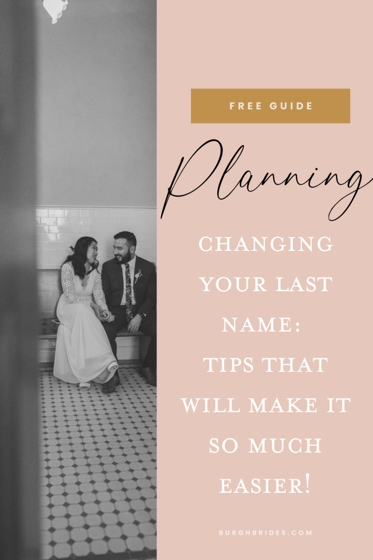 Tips For Changing Your Last Name Burgh Brides