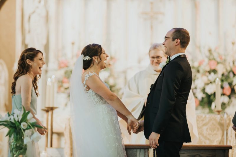 Earthy Sage & Dusty Blue Wedding at Rustic Acres Farm. For more farm wedding ideas, visit burghbrides.com!