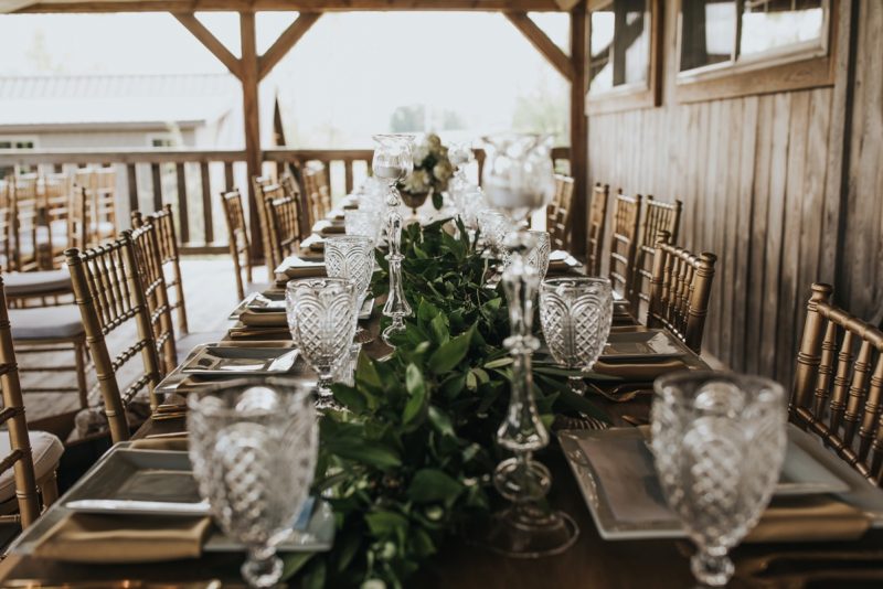 Earthy Sage & Dusty Blue Wedding at Rustic Acres Farm. For more farm wedding ideas, visit burghbrides.com!