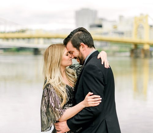 PNC Park Engagement Session. For more fun engagement photo ideas, visit burghbrides.com!