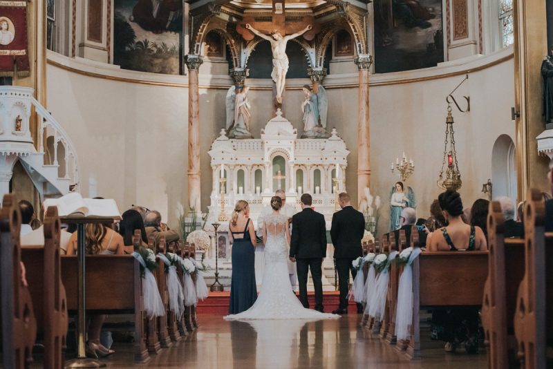 Traditional Renaissance Hotel Wedding with a Touch of Glam. For more ballroom wedding ideas, visit burghbrides.com!