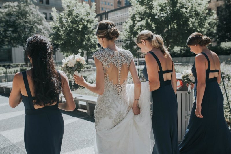 Traditional Renaissance Hotel Wedding with a Touch of Glam. For more ballroom wedding ideas, visit burghbrides.com!