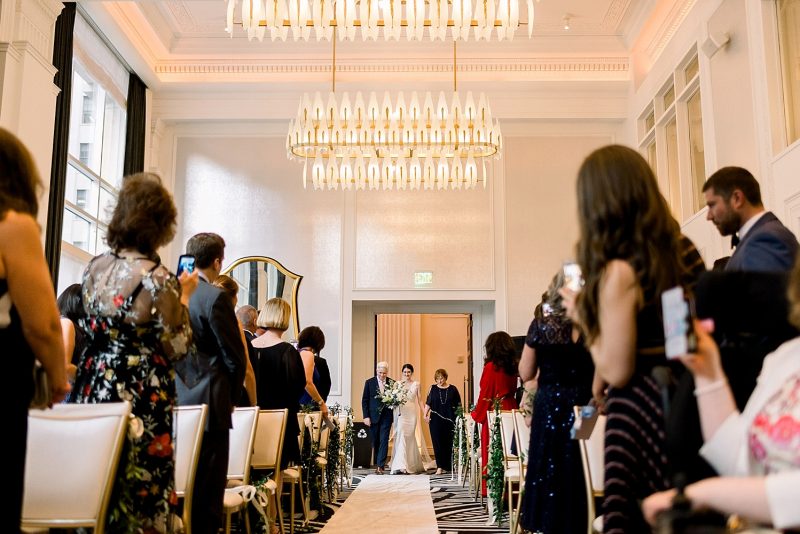 Hotel Monaco wedding ceremony