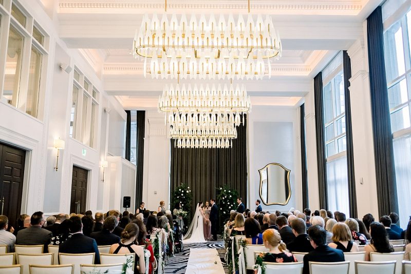 Hotel Monaco wedding ceremony