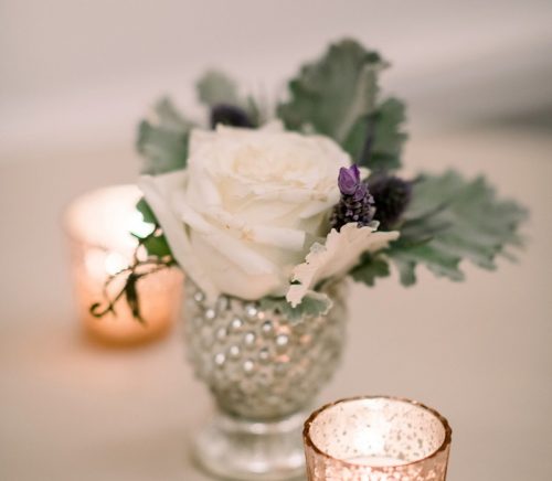 Peach & Pale Blue Hotel Monaco Wedding. For more spring wedding inspiration, visit burghbrides.com!