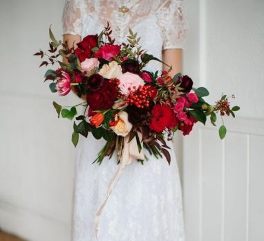 50 Shades of Red Wedding Inspiration. For more wedding color palette ideas, visit burghbrides.com!