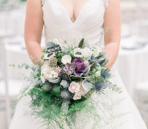 Modern Minimalist Wedding at the Terrace at Hyatt House. For more tented wedding ideas, visit burghbrides.com!