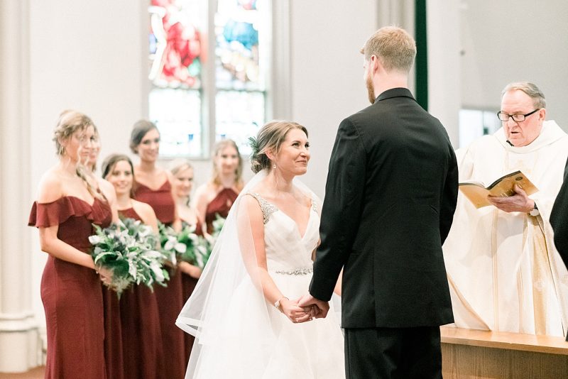 Modern Minimalist Wedding at the Terrace at Hyatt House. For more tented wedding ideas, visit burghbrides.com!