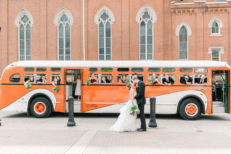 Modern Minimalist Wedding at the Terrace at Hyatt House. For more tented wedding ideas, visit burghbrides.com!