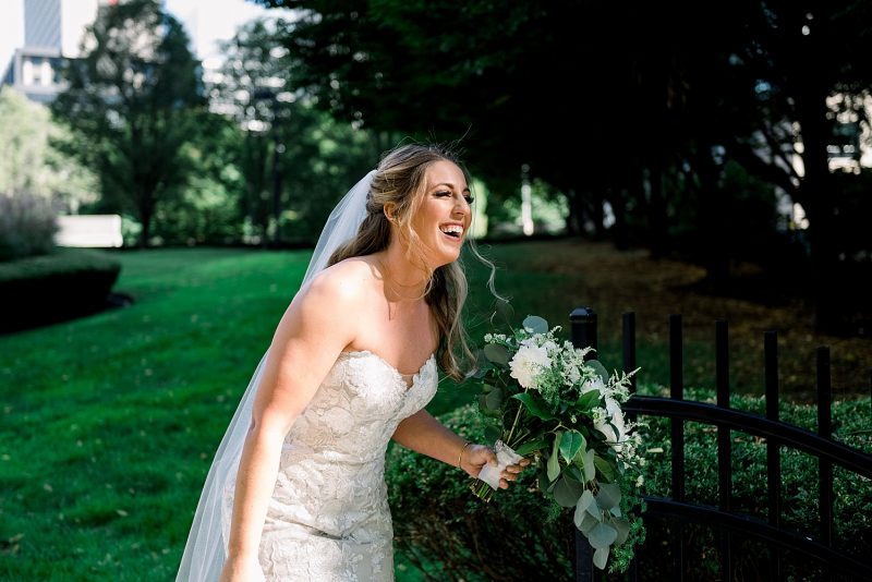 Classy City Wedding at Hotel Monaco. For more classic wedding ideas, visit burghbrides.com!