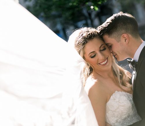 Classy City Wedding at Hotel Monaco. For more classic wedding ideas, visit burghbrides.com!