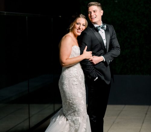 Classy City Wedding at Hotel Monaco. For more classic wedding ideas, visit burghbrides.com!