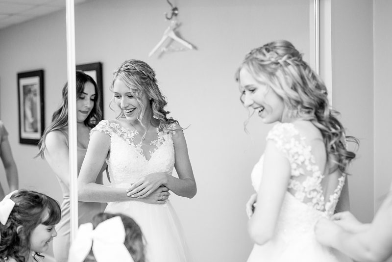 Modern Farmhouse Inspired Wedding at The Atrium. For more simple wedding ideas, visit burghbrides.com!