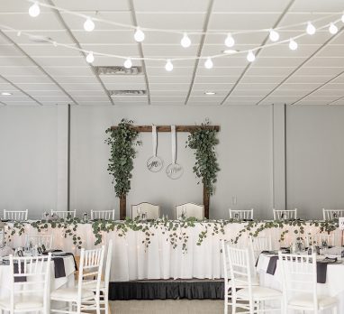 Modern Farmhouse Inspired Wedding at The Atrium. For more simple wedding ideas, visit burghbrides.com!