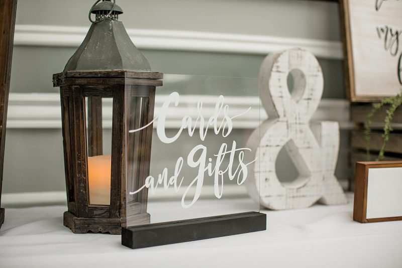 Modern Farmhouse Inspired Wedding at The Atrium. For more simple wedding ideas, visit burghbrides.com!