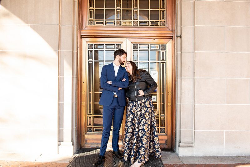 Sweet Library Engagement Session. For more unique engagement photo ideas, visit burghbrides.com!