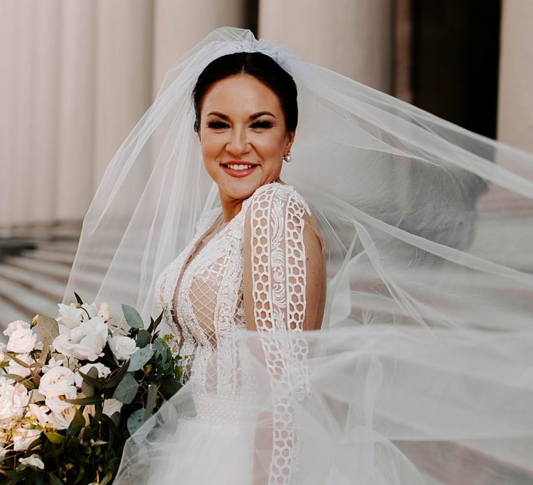 Meaningful Black & Gold Wedding at the Crowne Plaza Pittsburgh South. For more Pittsburgh wedding ideas, visit burghbrides.com!