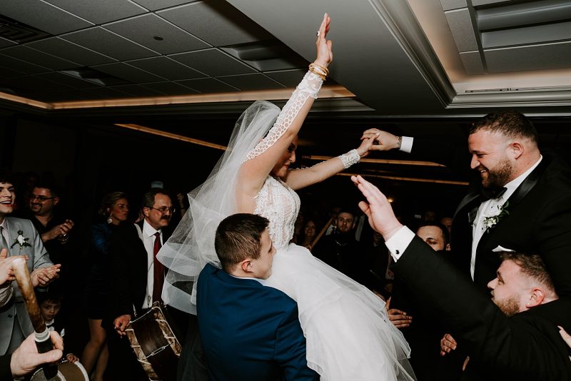 Meaningful Black & Gold Wedding at the Crowne Plaza Pittsburgh South. For more Pittsburgh wedding ideas, visit burghbrides.com!