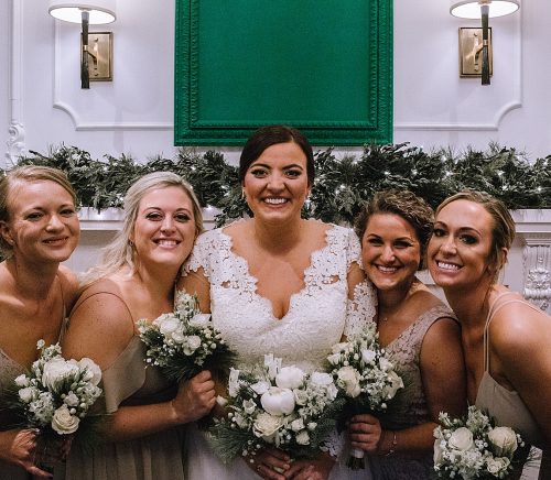 Industrial Winter Chic Wedding at Slate. For more winter wedding inspiration, visit burghbrides.com!