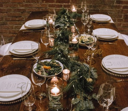 Industrial Winter Chic Wedding at Slate. For more winter wedding inspiration, visit burghbrides.com!