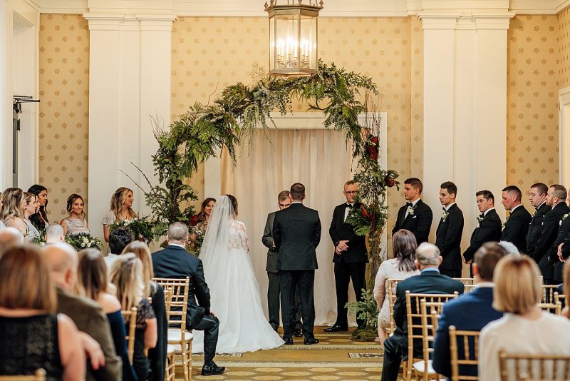 Wintery Woodlands Omni Bedford Springs Wedding. For more winter wedding ideas, visit burghbrides.com!