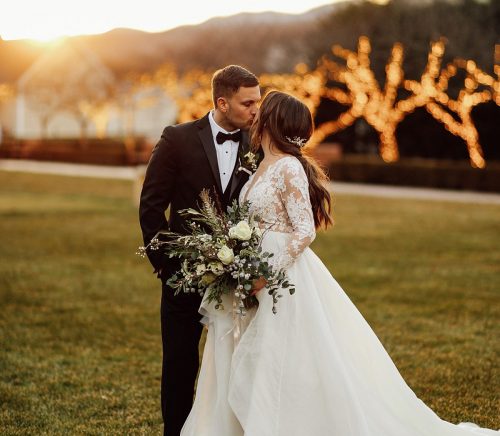 Wintery Woodlands Omni Bedford Springs Wedding. For more winter wedding ideas, visit burghbrides.com!