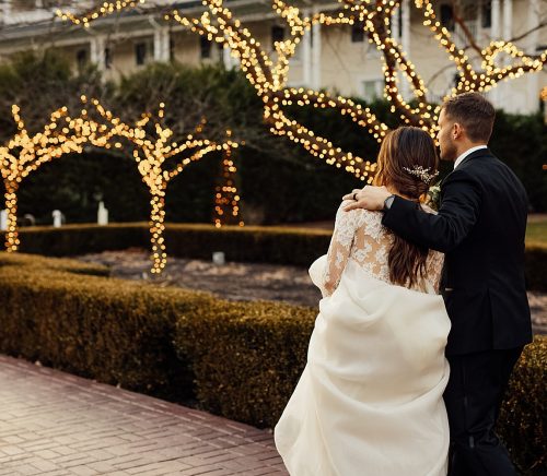 Wintery Woodlands Omni Bedford Springs Wedding. For more winter wedding ideas, visit burghbrides.com!