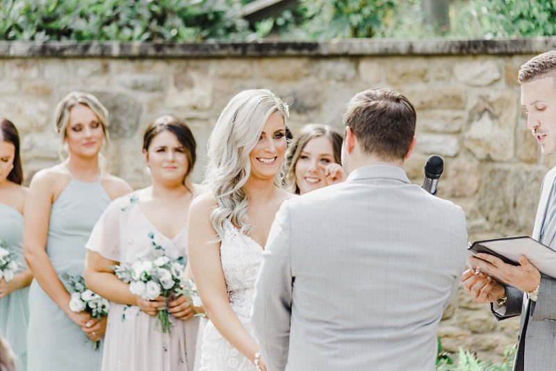 Dusty Sage & Gray Pittsburgh Botanic Garden Wedding. For more garden wedding inspiration, visit burghbrides.com!