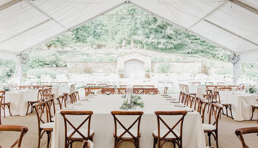 Dusty Sage & Gray Pittsburgh Botanic Garden Wedding. For more garden wedding inspiration, visit burghbrides.com!