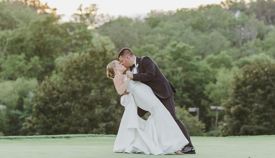 Timeless Black & White Wedding at Southpointe Golf Club. For more classic wedding ideas, visit burghbrides.com!