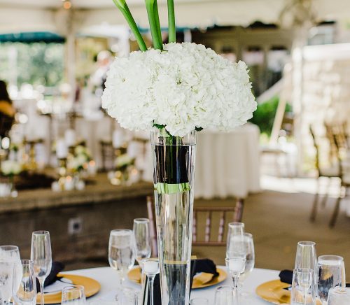Timeless Black & White Wedding at Southpointe Golf Club. For more classic wedding ideas, visit burghbrides.com!