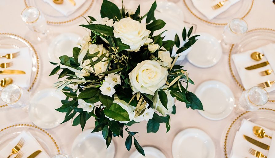 Clean & Classic Valley Brook Country Club Wedding. For more classic wedding ideas, visit burghbrides.com!