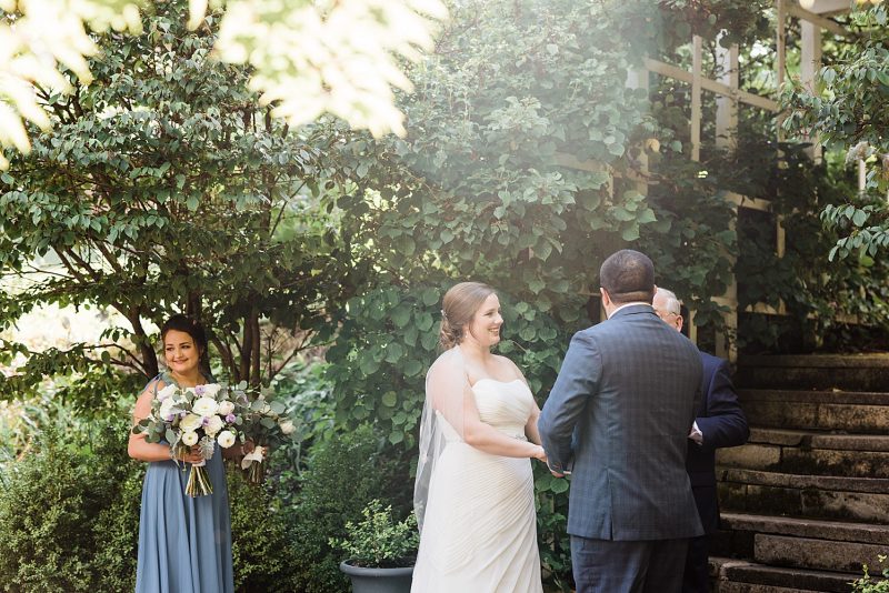 Intimate Watercolor Wedding at the Century Inn. For more micro wedding ideas, visit burghbrides.com!