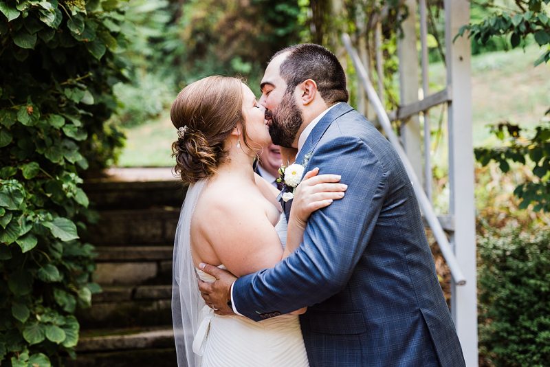 Intimate Watercolor Wedding at the Century Inn. For more micro wedding ideas, visit burghbrides.com!