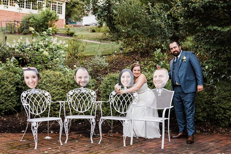 Intimate Watercolor Wedding at the Century Inn. For more micro wedding ideas, visit burghbrides.com!